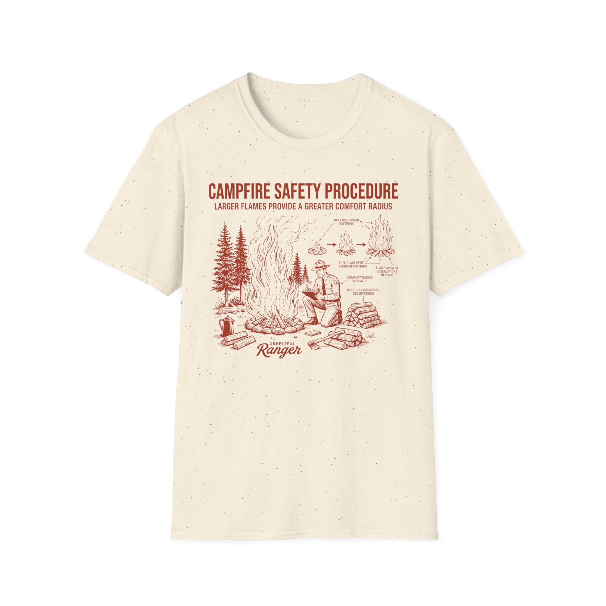 Campfire Safety Procedure T-Shirt