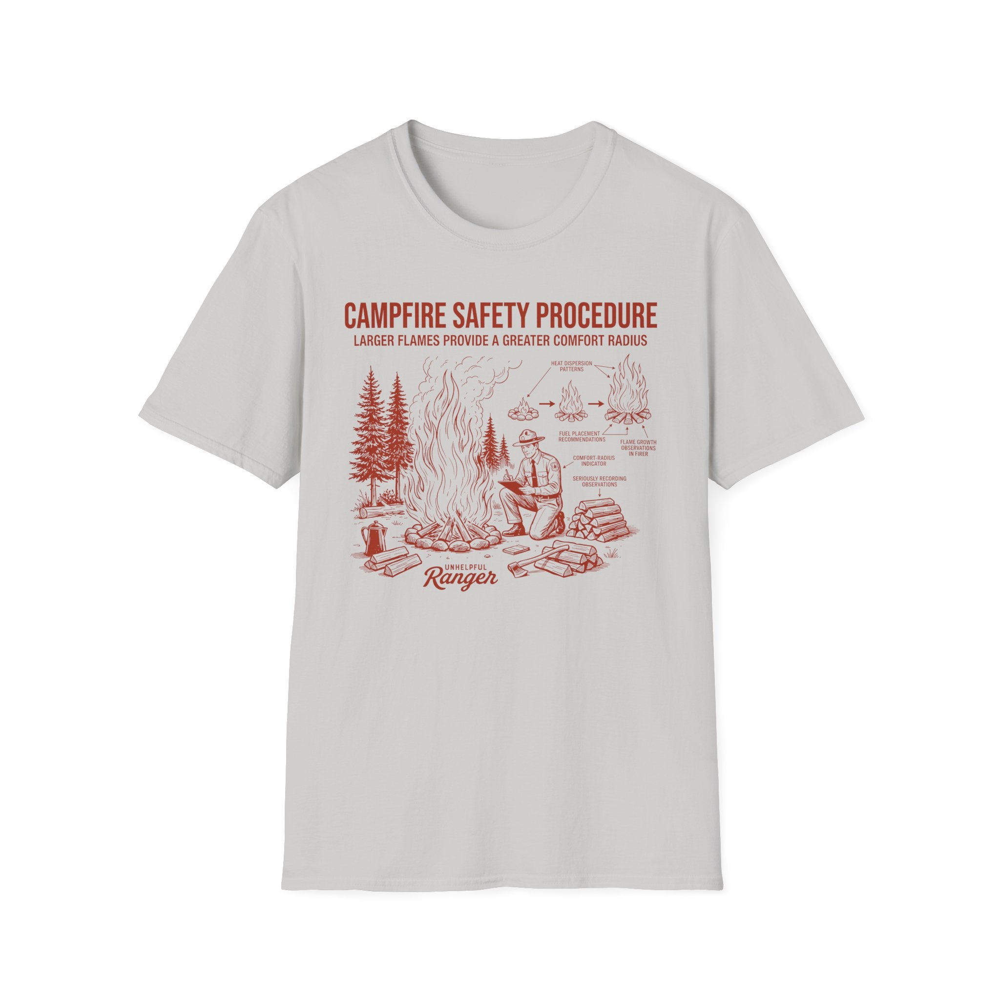 Campfire Safety Procedure T-Shirt