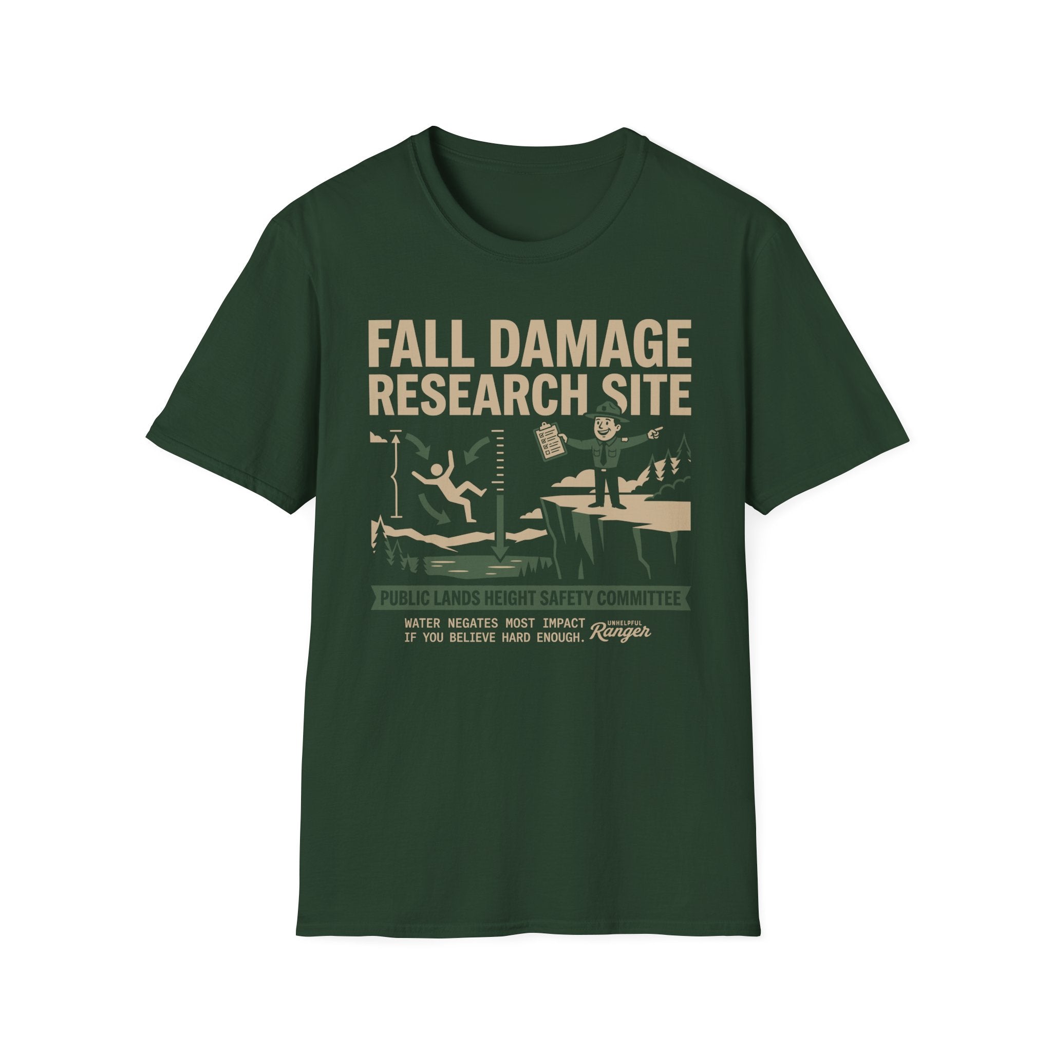 Fall Damage Research Site T-Shirt