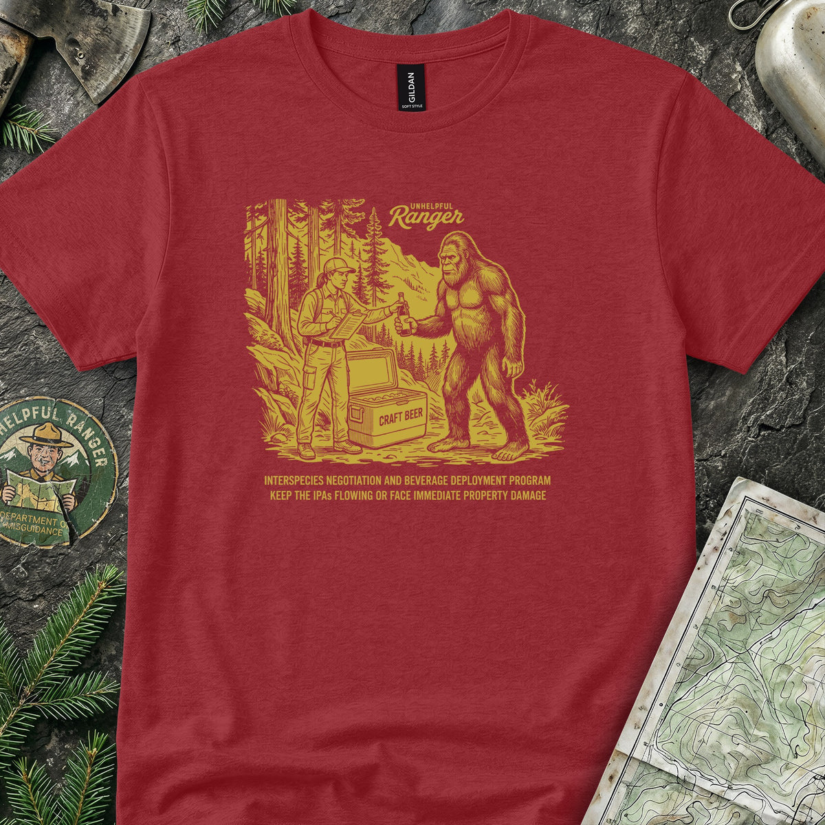 Sasquatch Beer Bribes T-Shirt