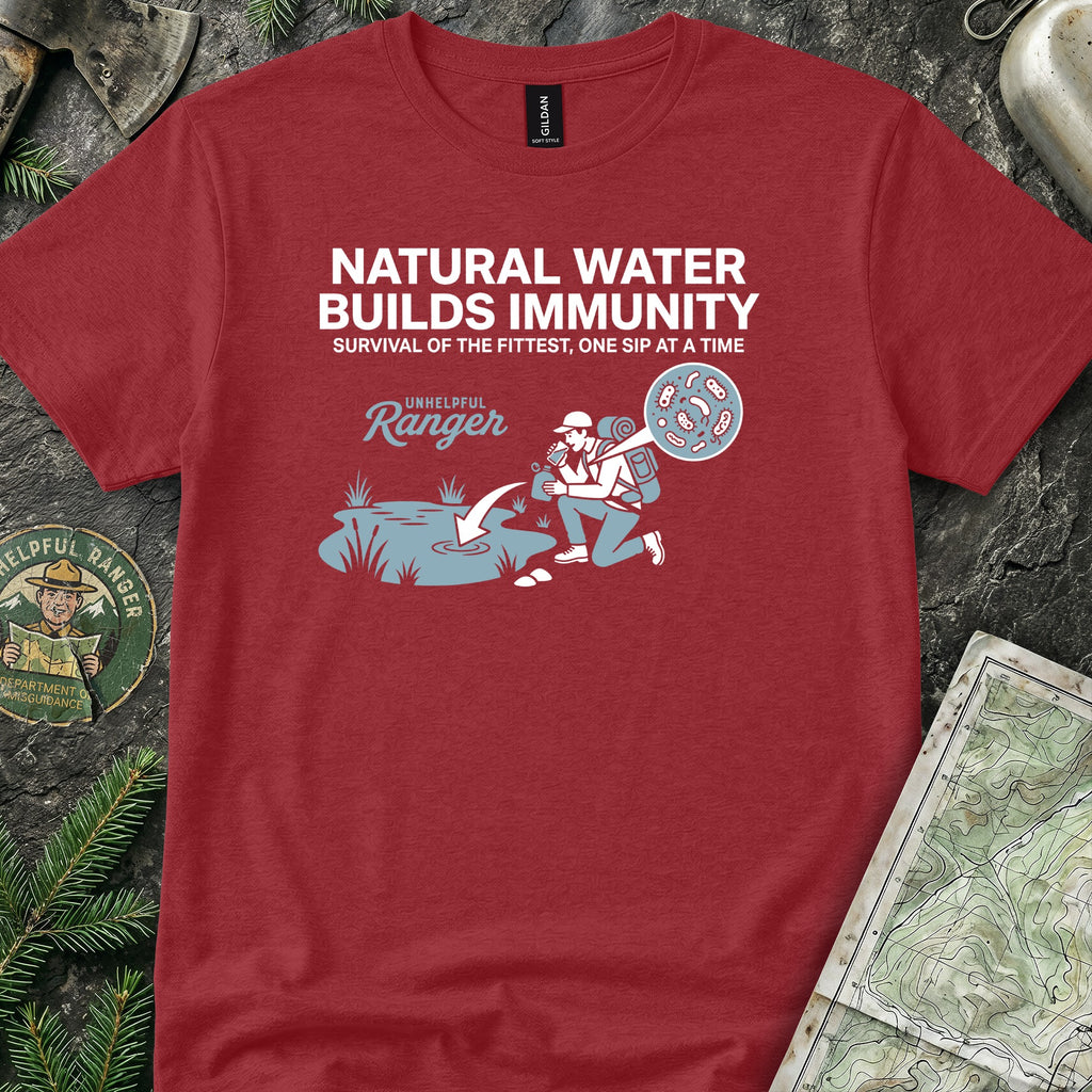 Natural Water Builds Immunity T-Shirt