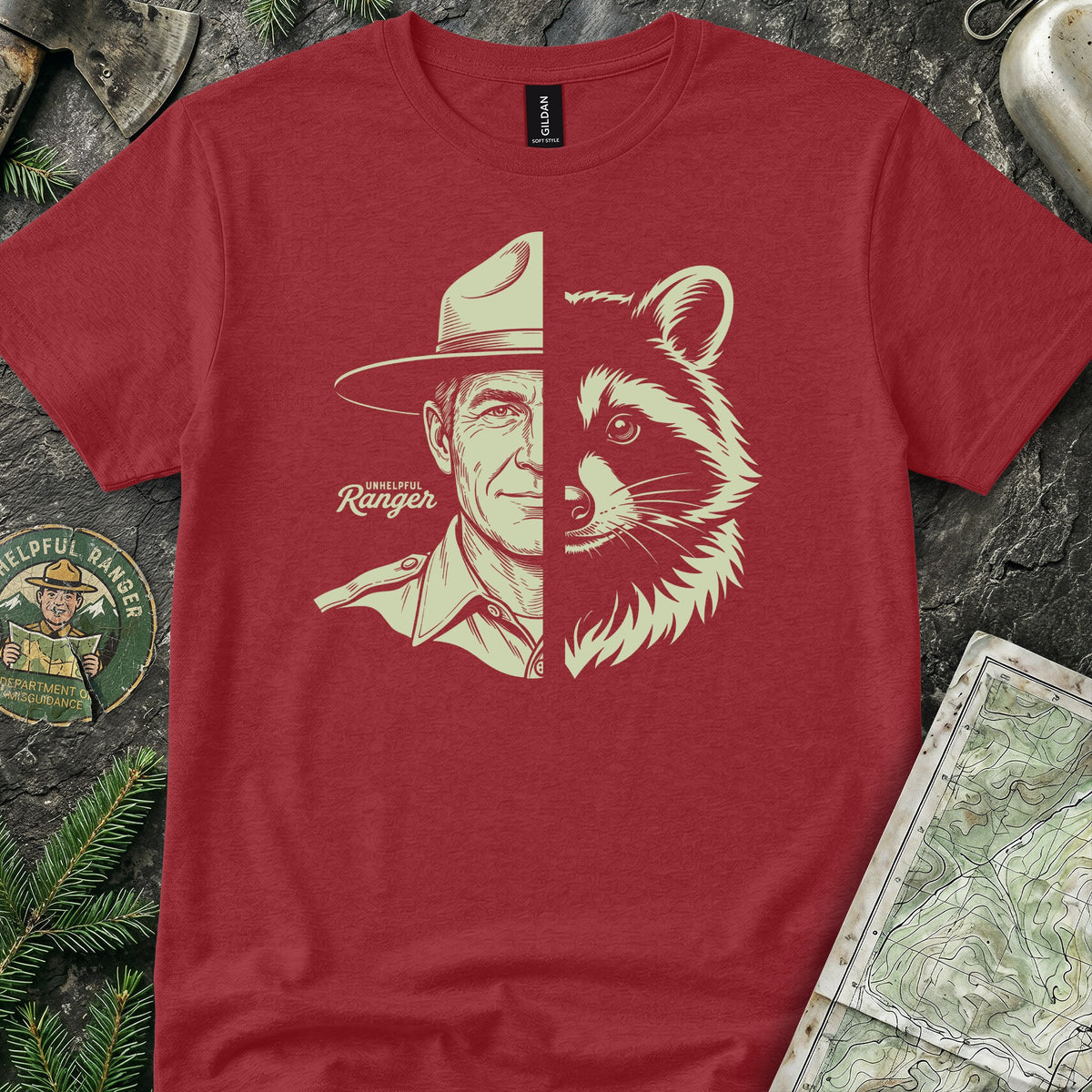 Face-Off Raccoon T-Shirt