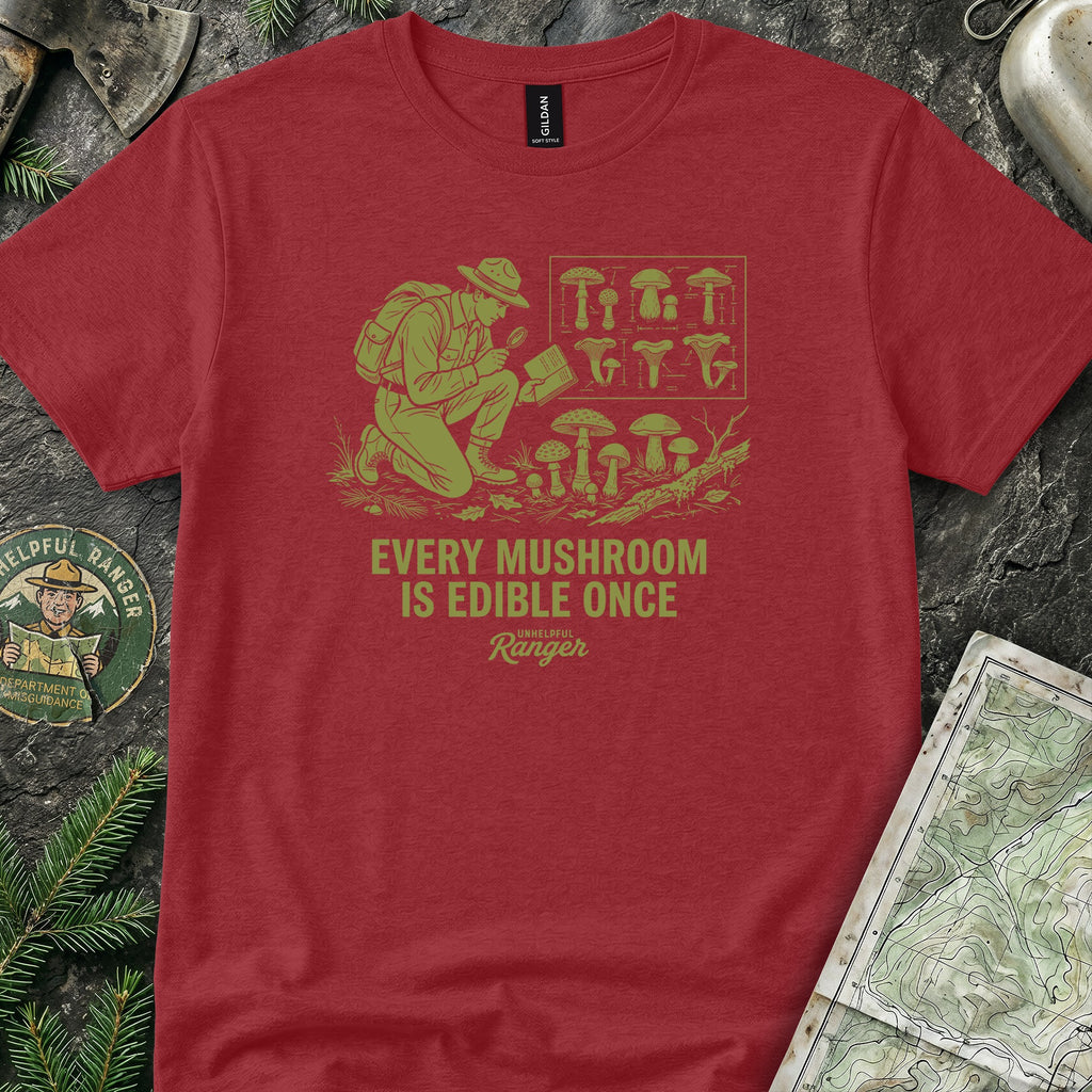 Every Mushroom is Edible Once T-Shirt