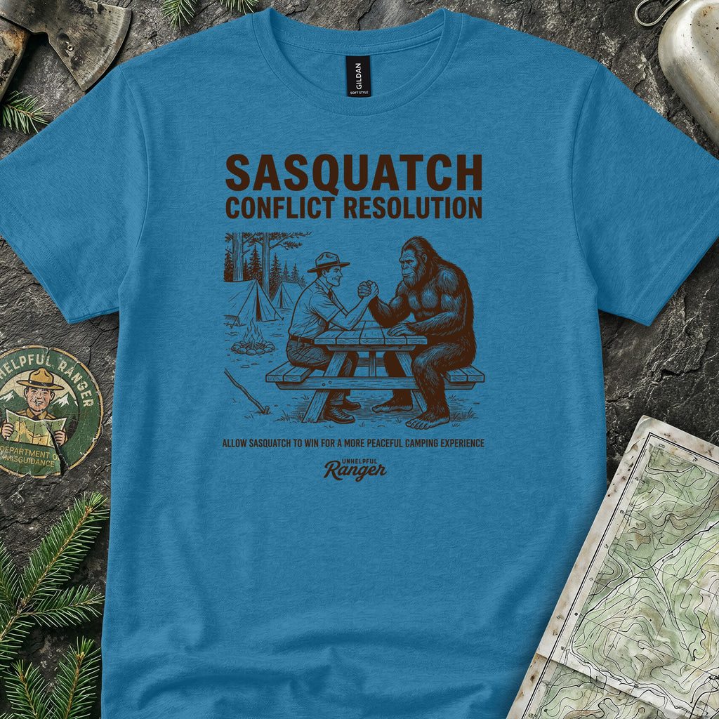 Sasquatch Arm Wrestle T-Shirt