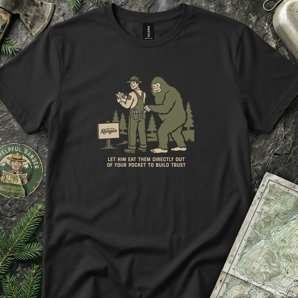 Sasquatch Hot Dog Secrets T-Shirt