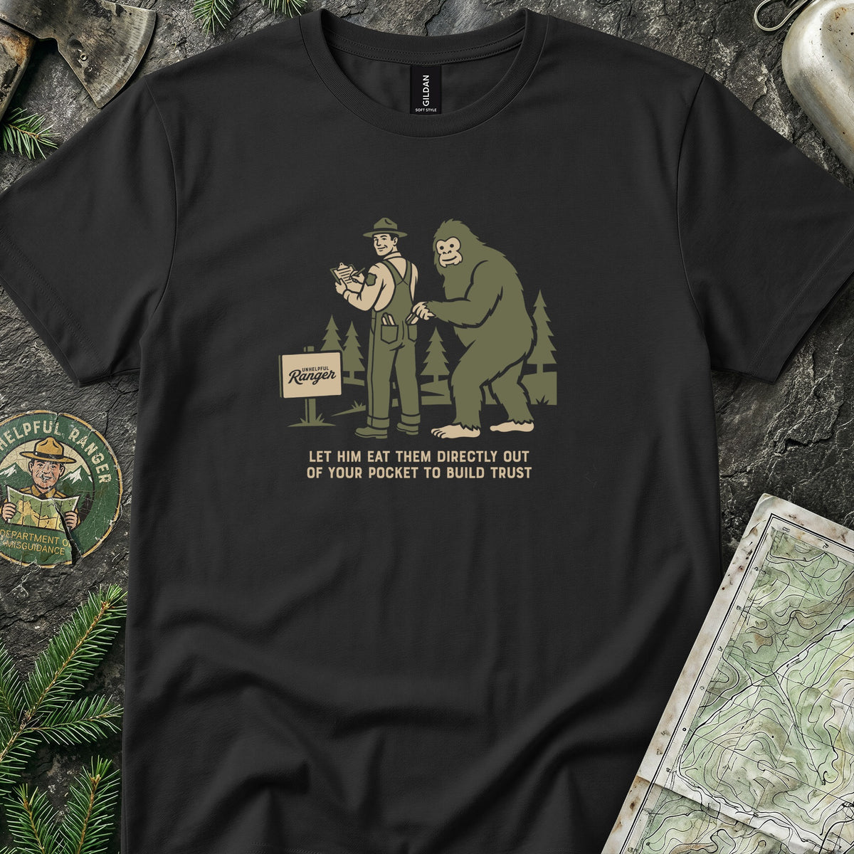 Sasquatch Hot Dog Secrets T-Shirt