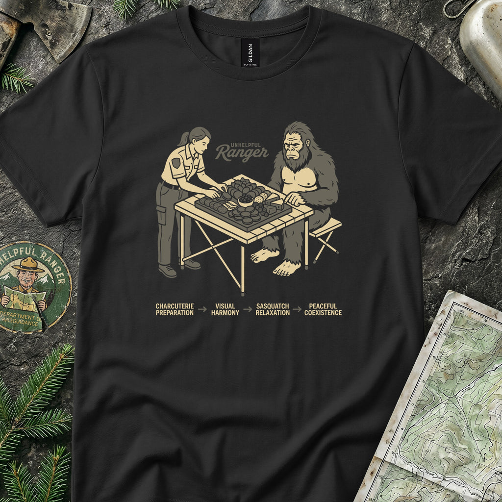 Sasquatch Grazing Board T-Shirt