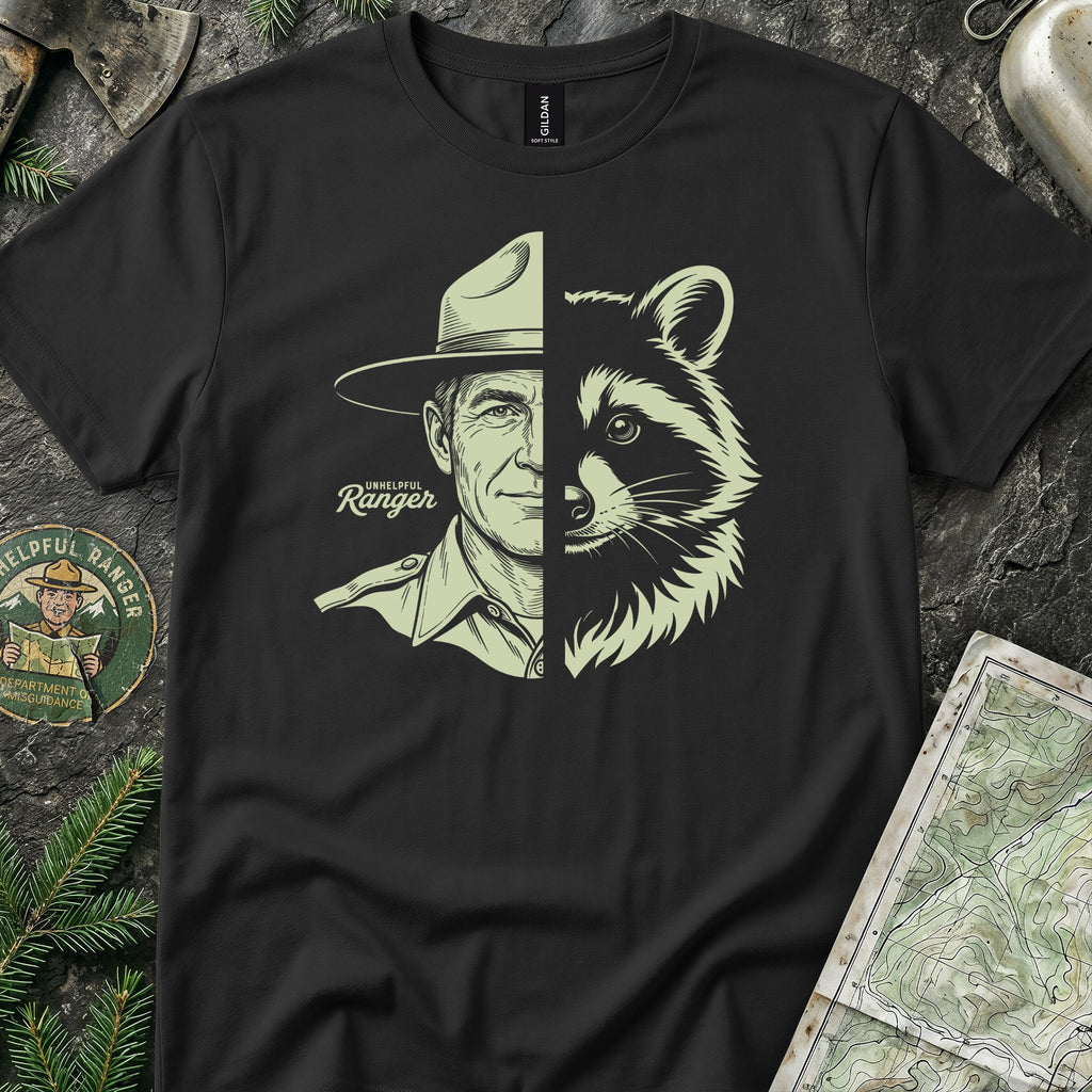Face-Off Raccoon T-Shirt