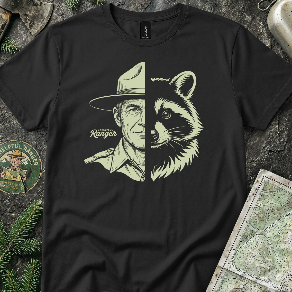 Face-Off Raccoon T-Shirt