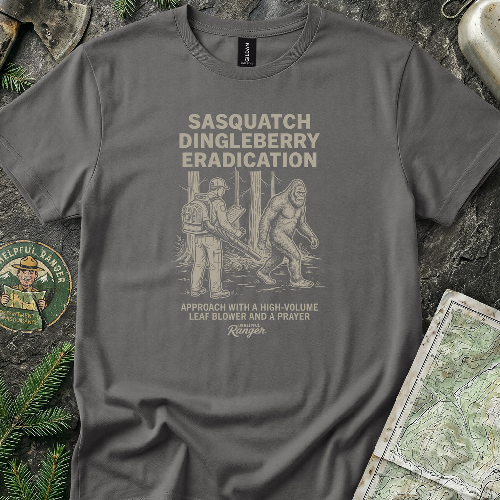 Sasquatch Dingleberry Eradication T-Shirt