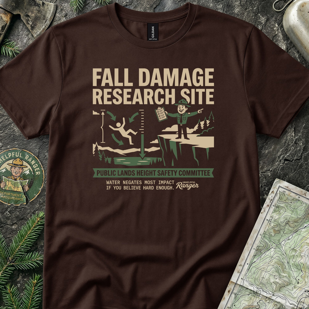 Fall Damage Research Site T-Shirt