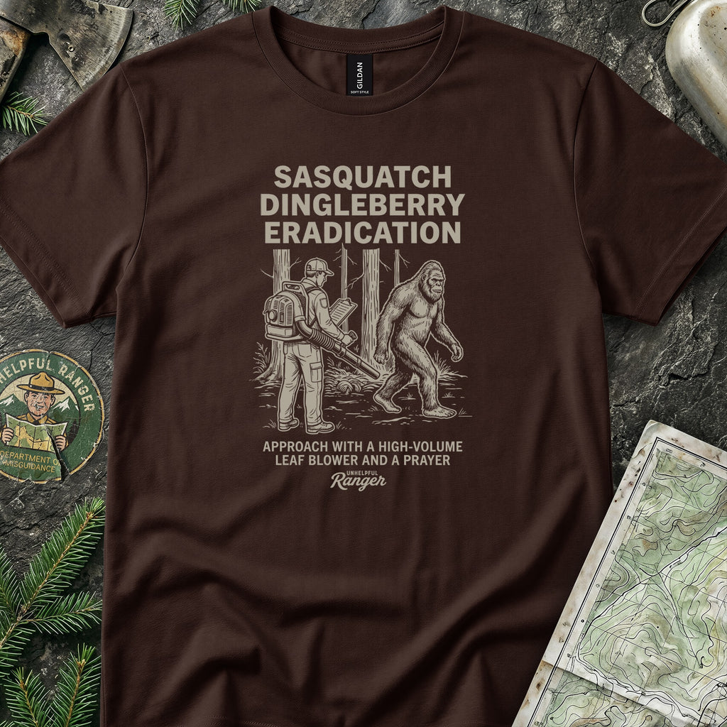 Sasquatch Dingleberry Eradication T-Shirt