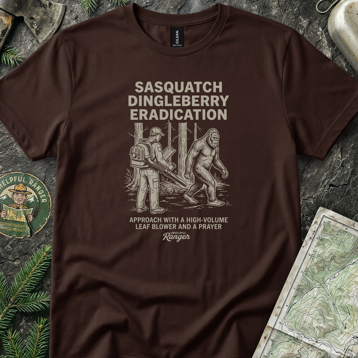 Sasquatch Dingleberry Eradication T-Shirt
