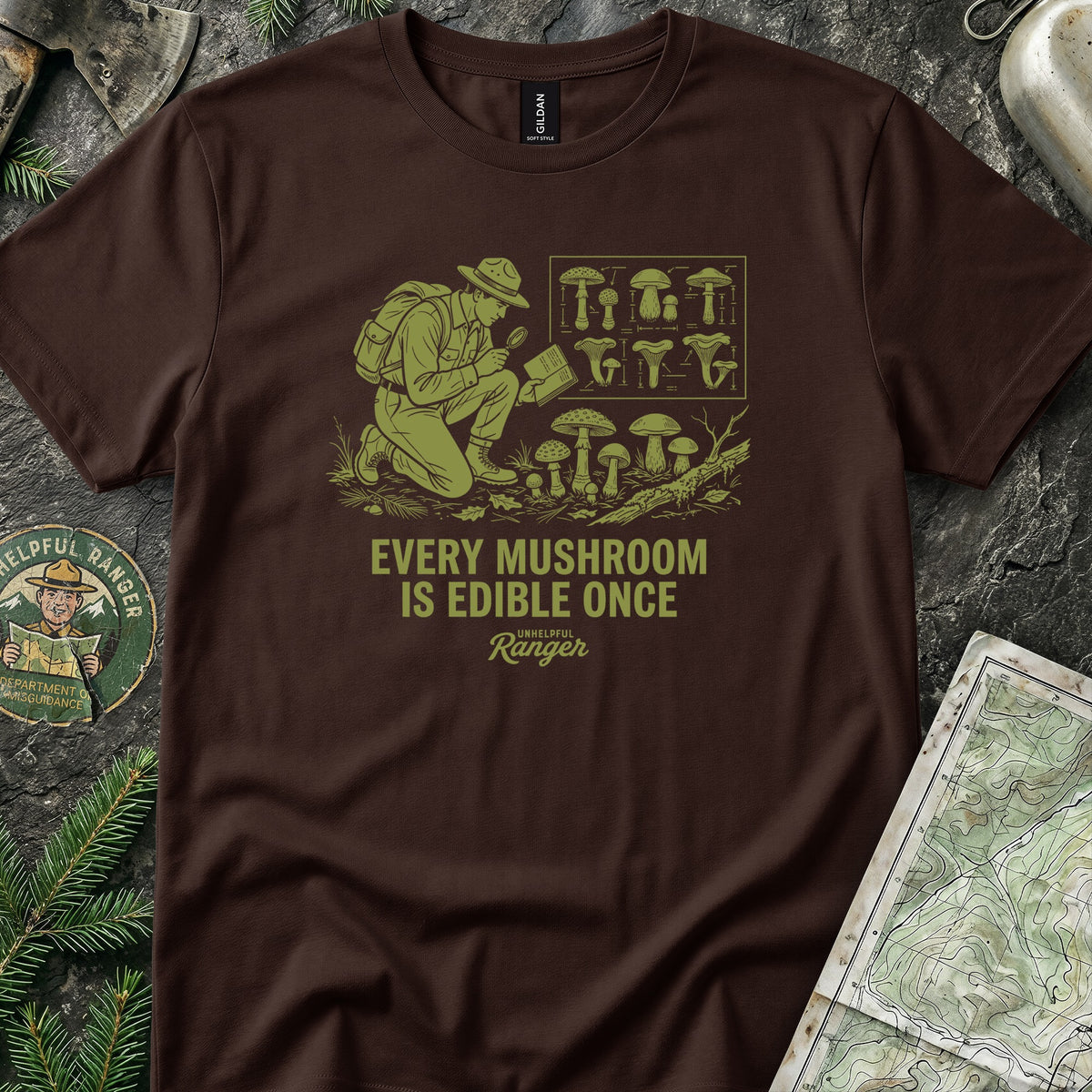 Every Mushroom is Edible Once T-Shirt