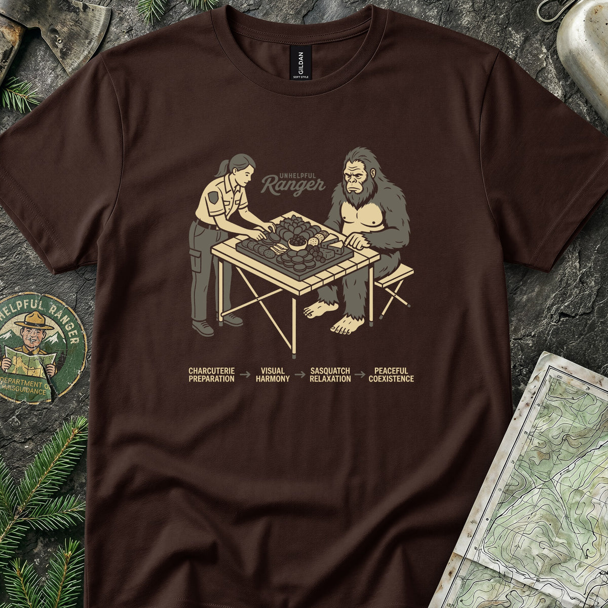 Sasquatch Grazing Board T-Shirt