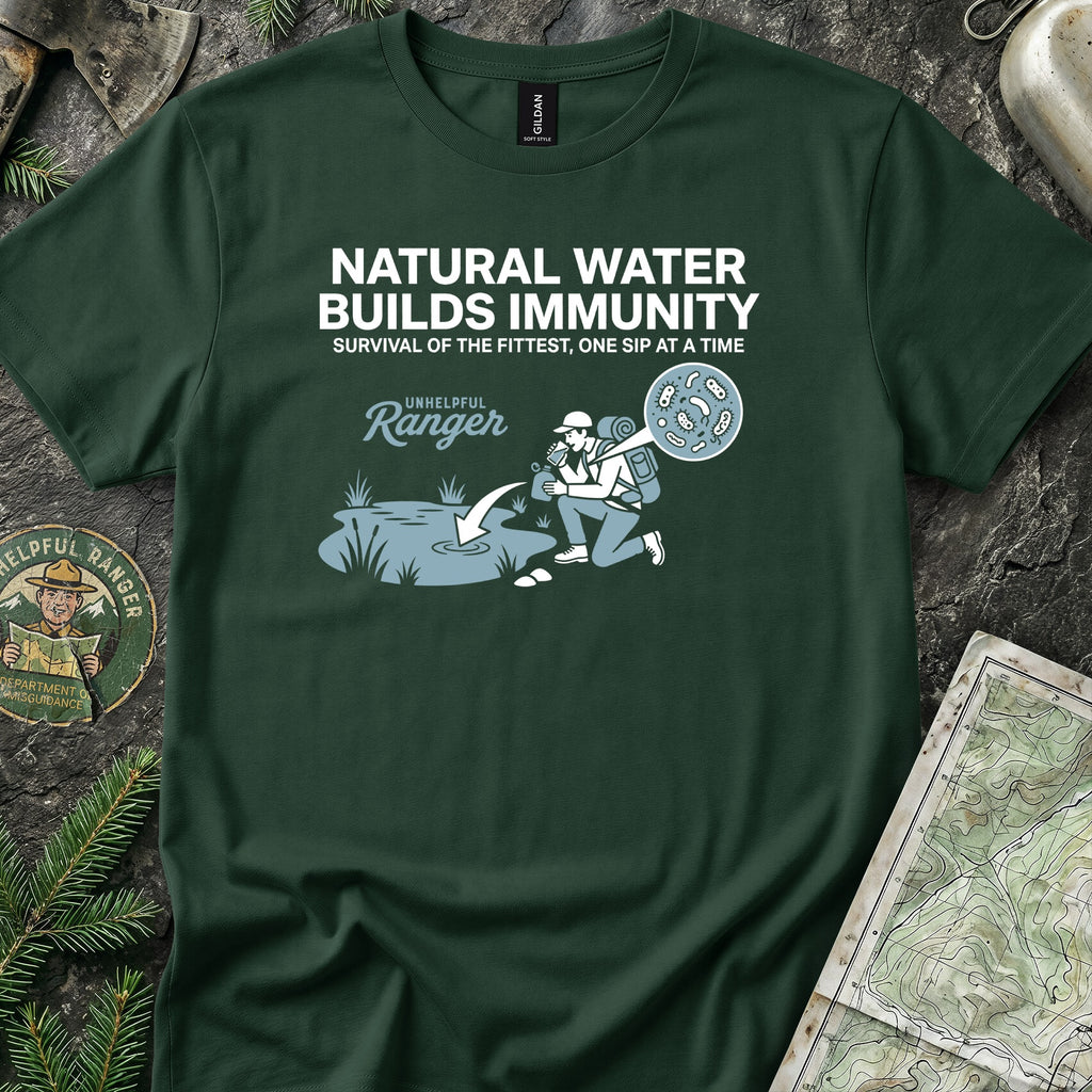 Natural Water Builds Immunity T-Shirt