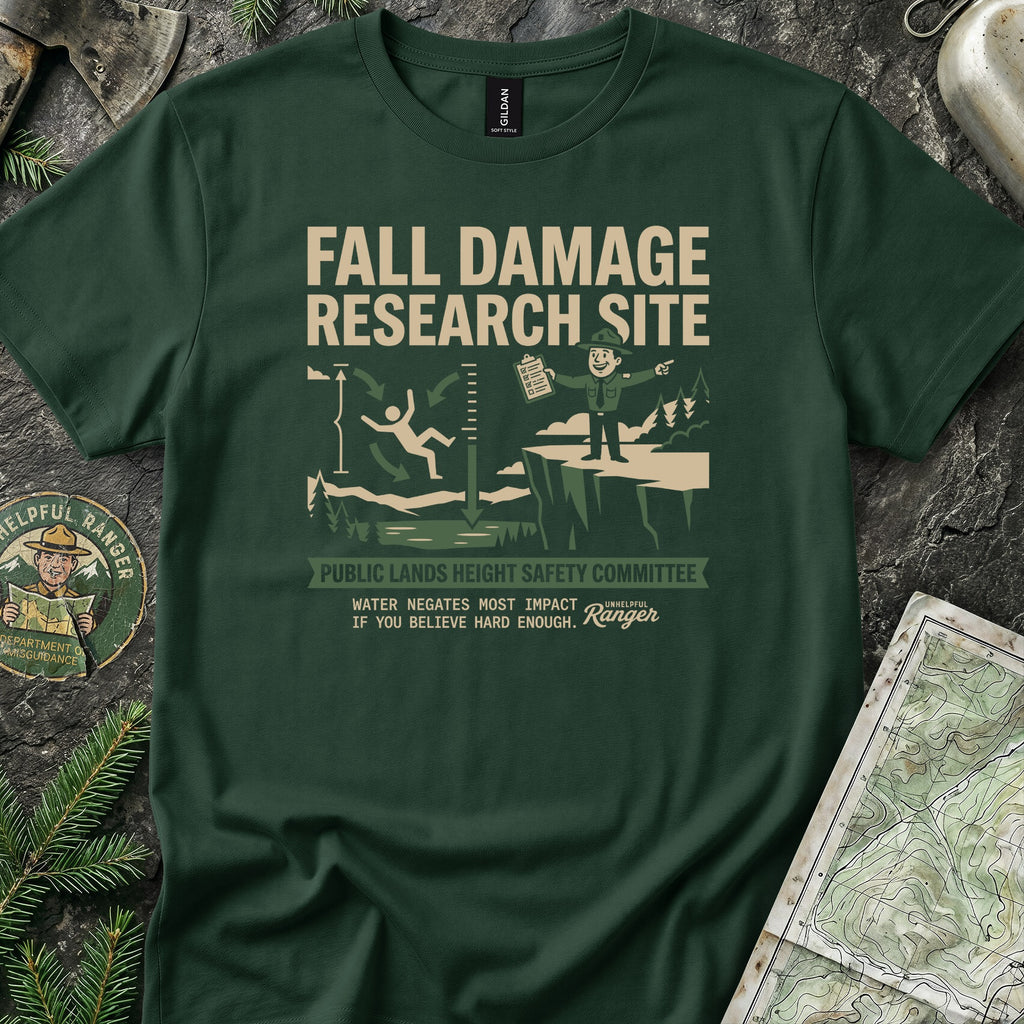 Fall Damage Research Site T-Shirt