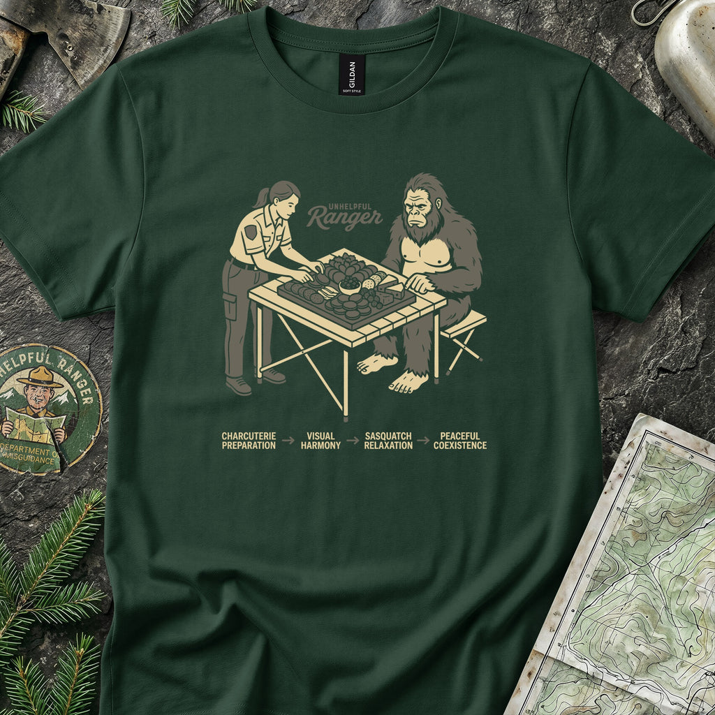 Sasquatch Grazing Board T-Shirt