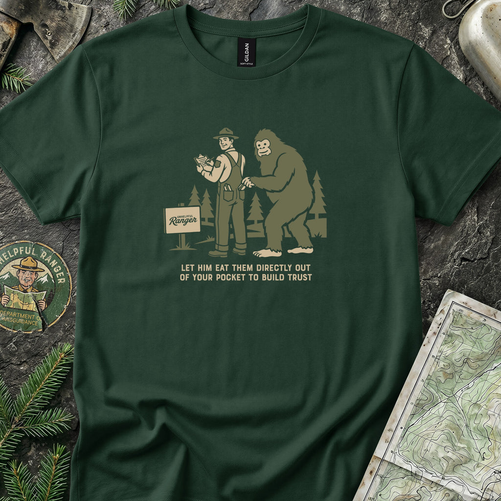 Sasquatch Hot Dog Secrets T-Shirt