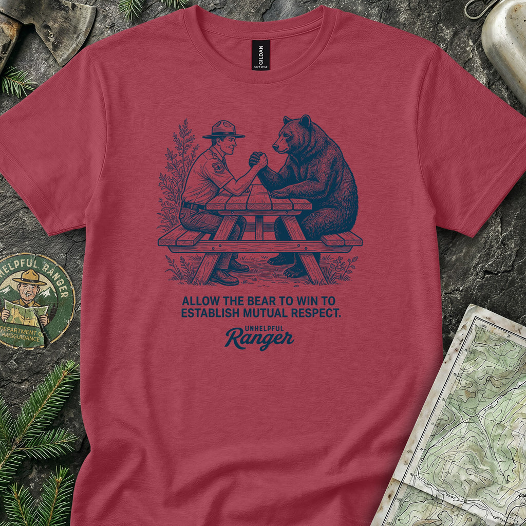 Bear Arm Wrestle T-Shirt