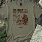 Sasquatch Arm Wrestle T-Shirt