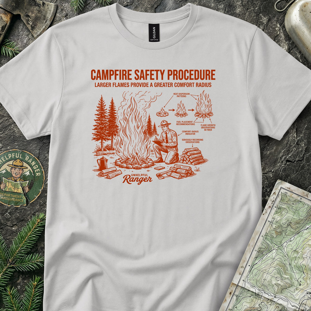 Campfire Safety Procedure T-Shirt