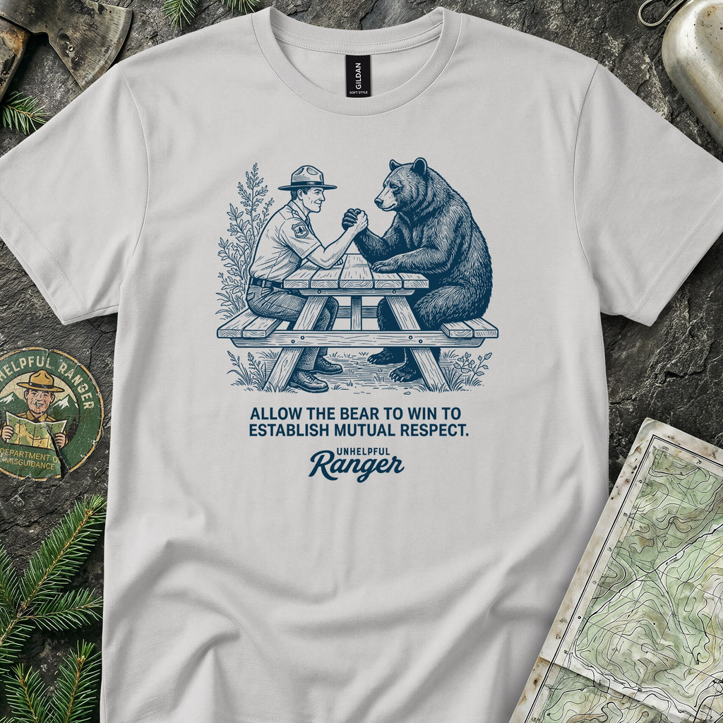 Bear Arm Wrestle T-Shirt