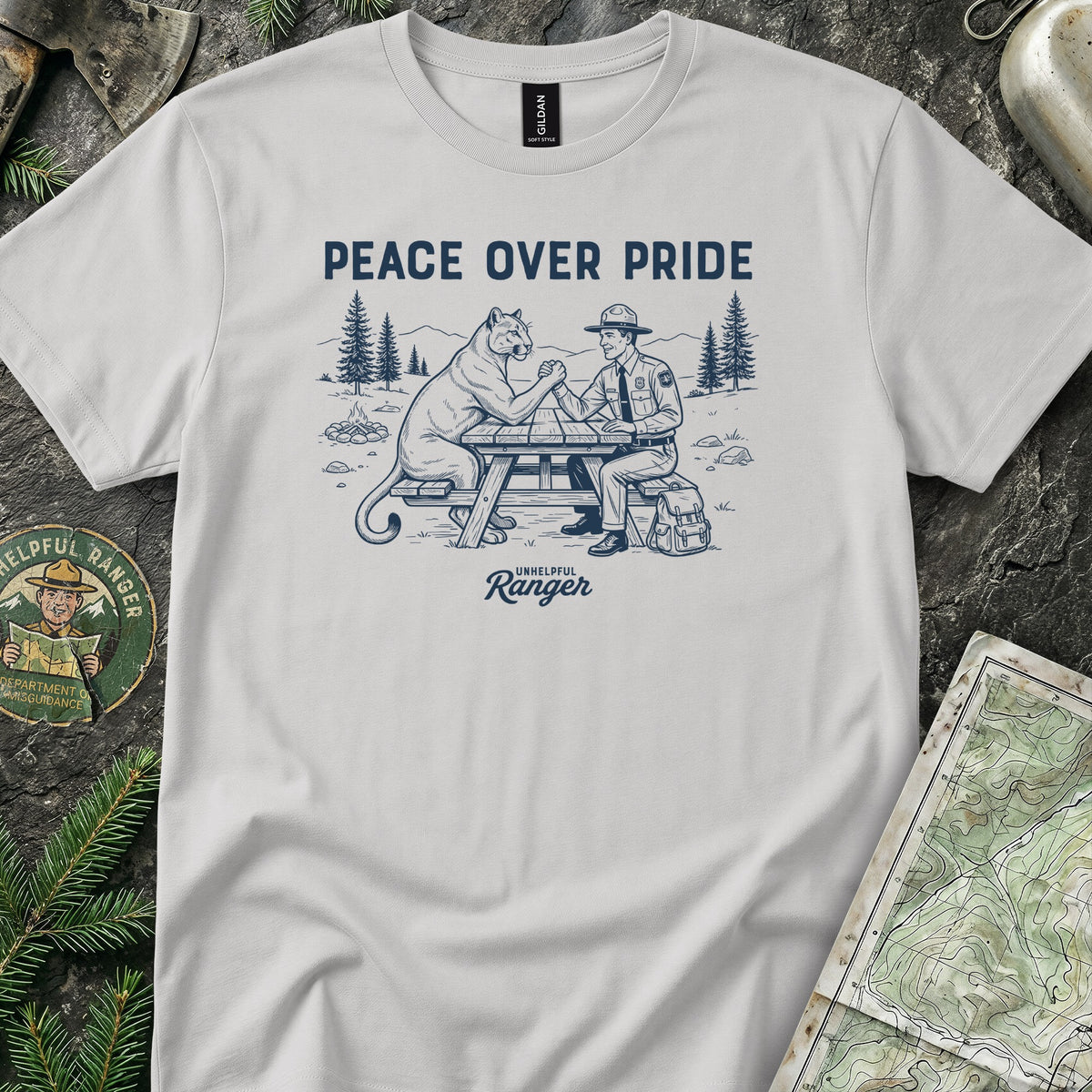 Mountain Lion Arm Wrestle T-Shirt