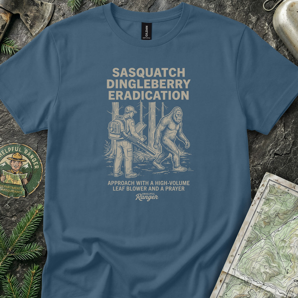 Sasquatch Dingleberry Eradication T-Shirt