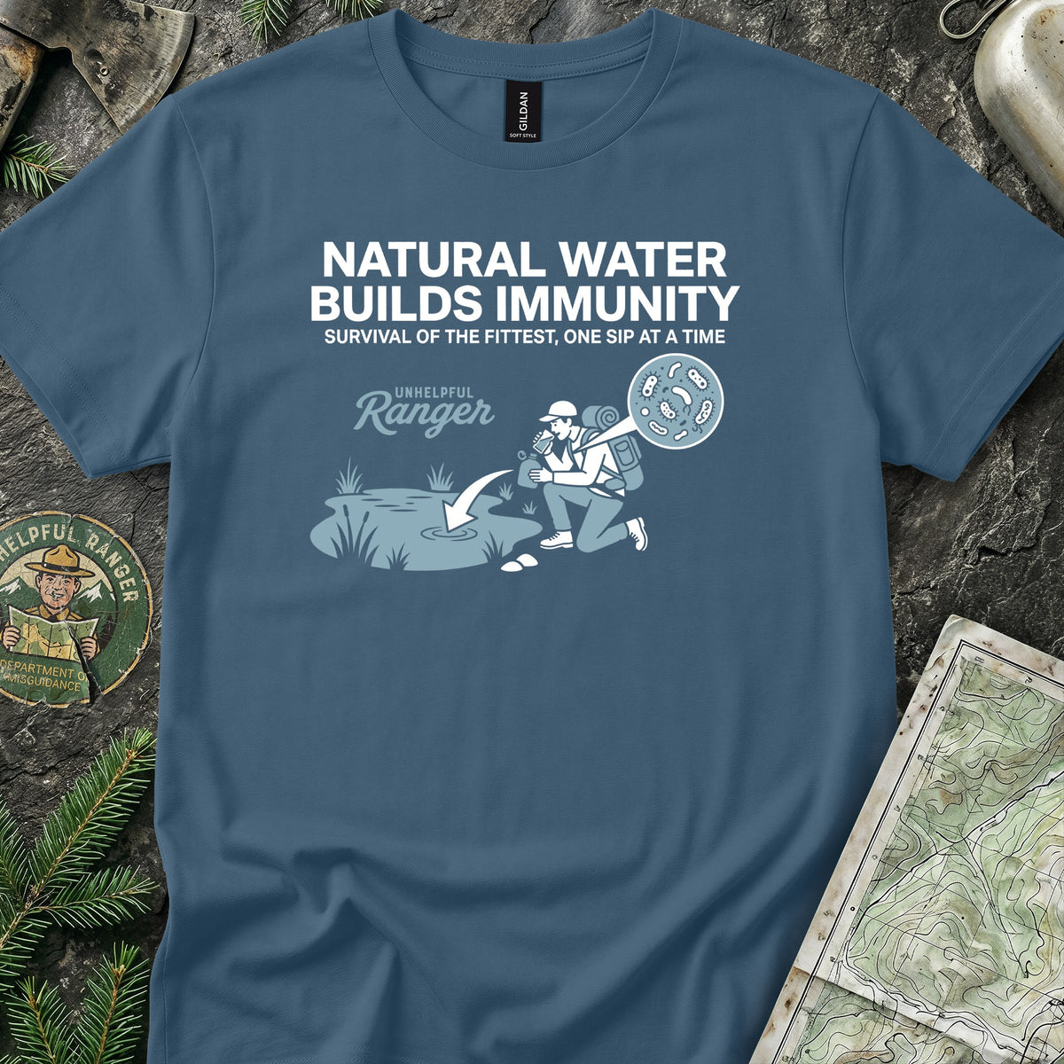 Natural Water Builds Immunity T-Shirt