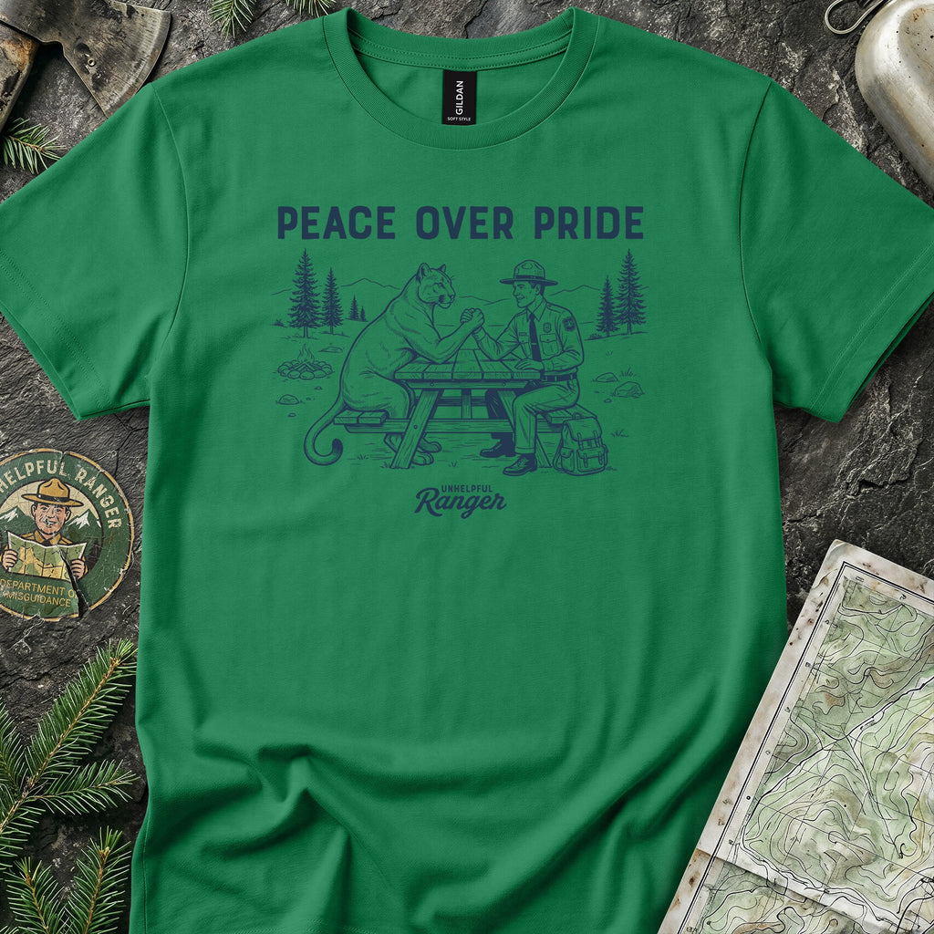 Mountain Lion Arm Wrestle T-Shirt