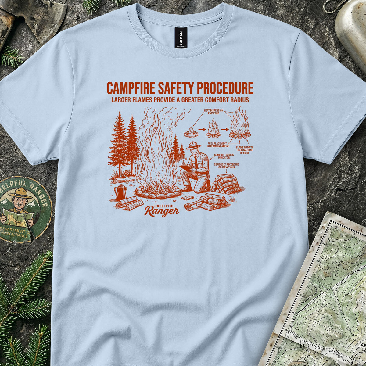 Campfire Safety Procedure T-Shirt