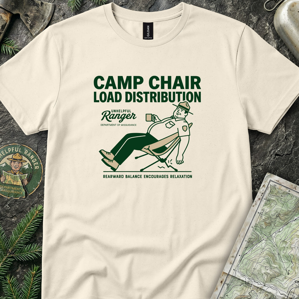 Camp Chair Load Distribution T-Shirt