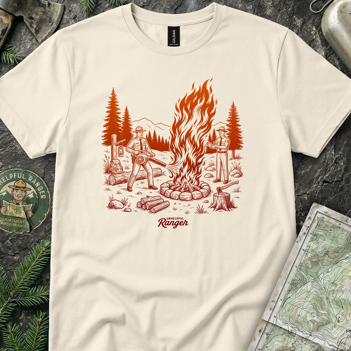 Leaf Blower Fire Protocol T-Shirt