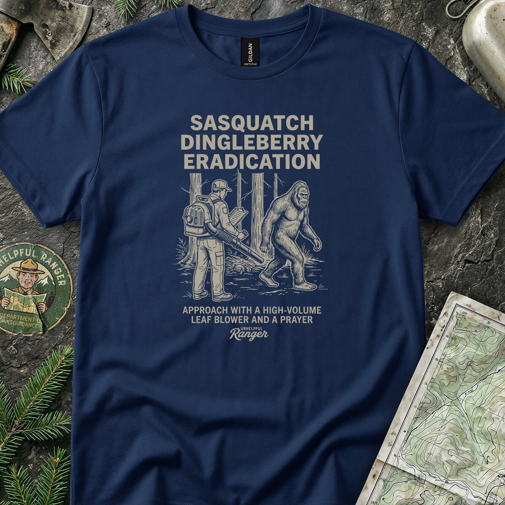 Sasquatch Dingleberry Eradication T-Shirt