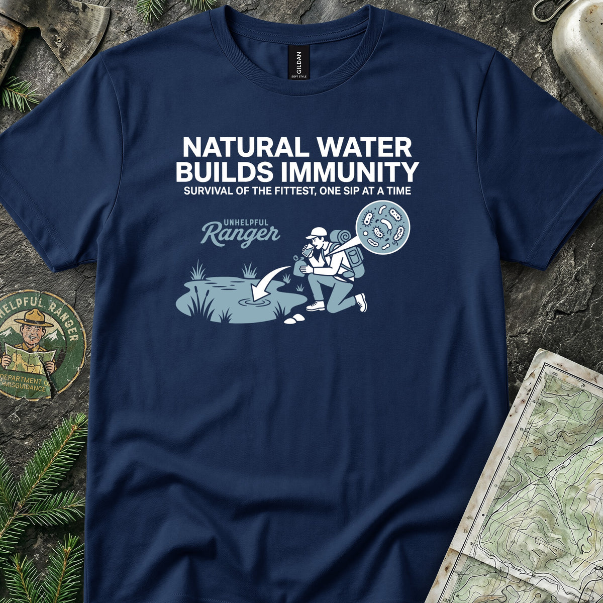 Natural Water Builds Immunity T-Shirt
