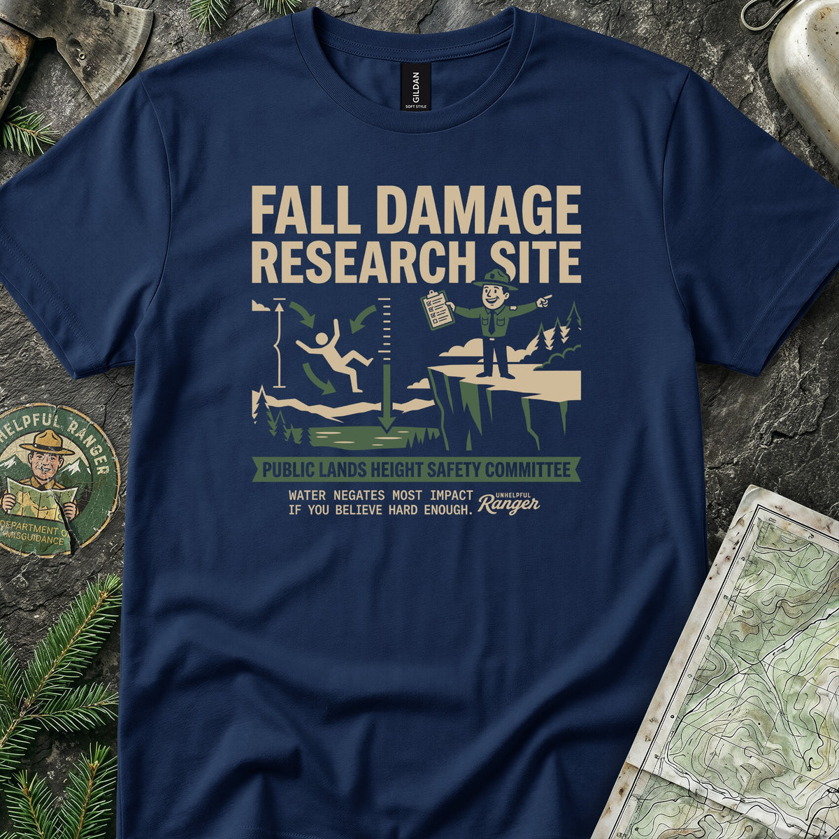 Fall Damage Research Site T-Shirt