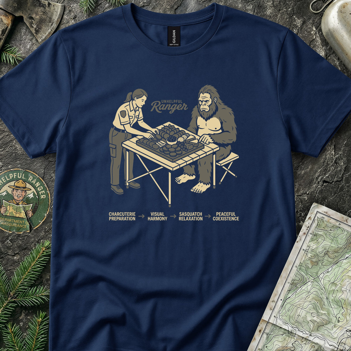 Sasquatch Grazing Board T-Shirt