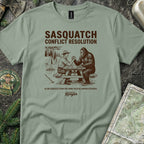Sasquatch Arm Wrestle T-Shirt