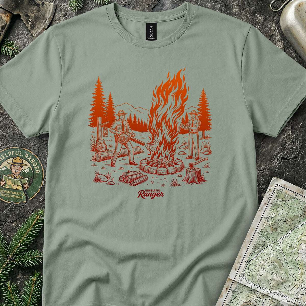 Leaf Blower Fire Protocol T-Shirt