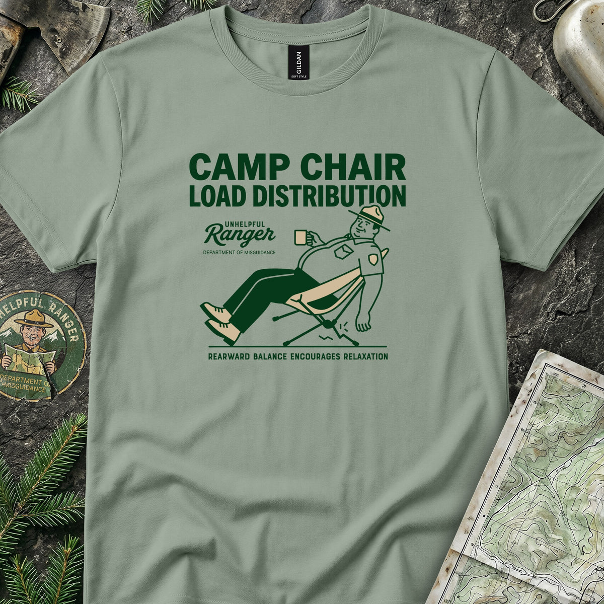 Camp Chair Load Distribution T-Shirt