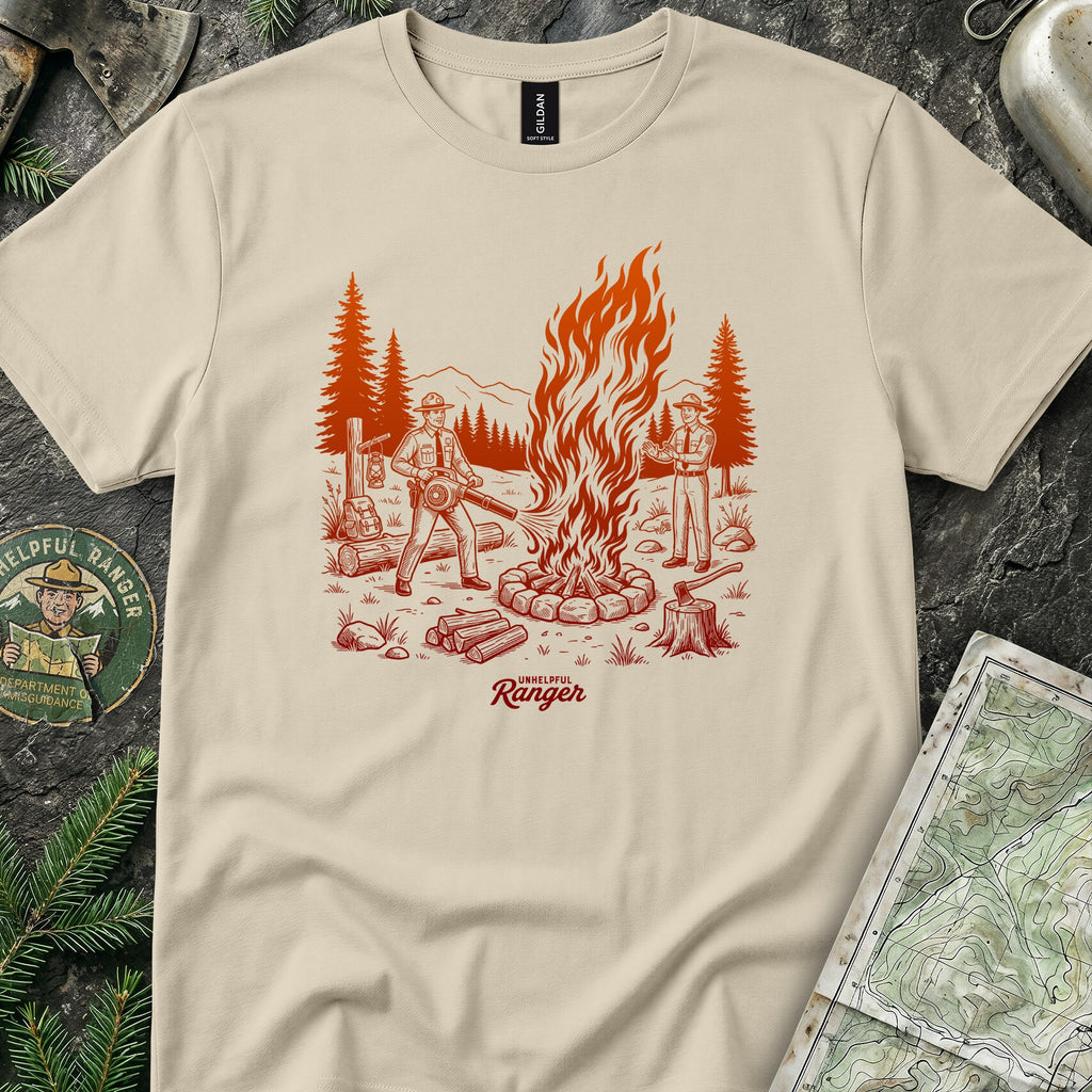 Leaf Blower Fire Protocol T-Shirt