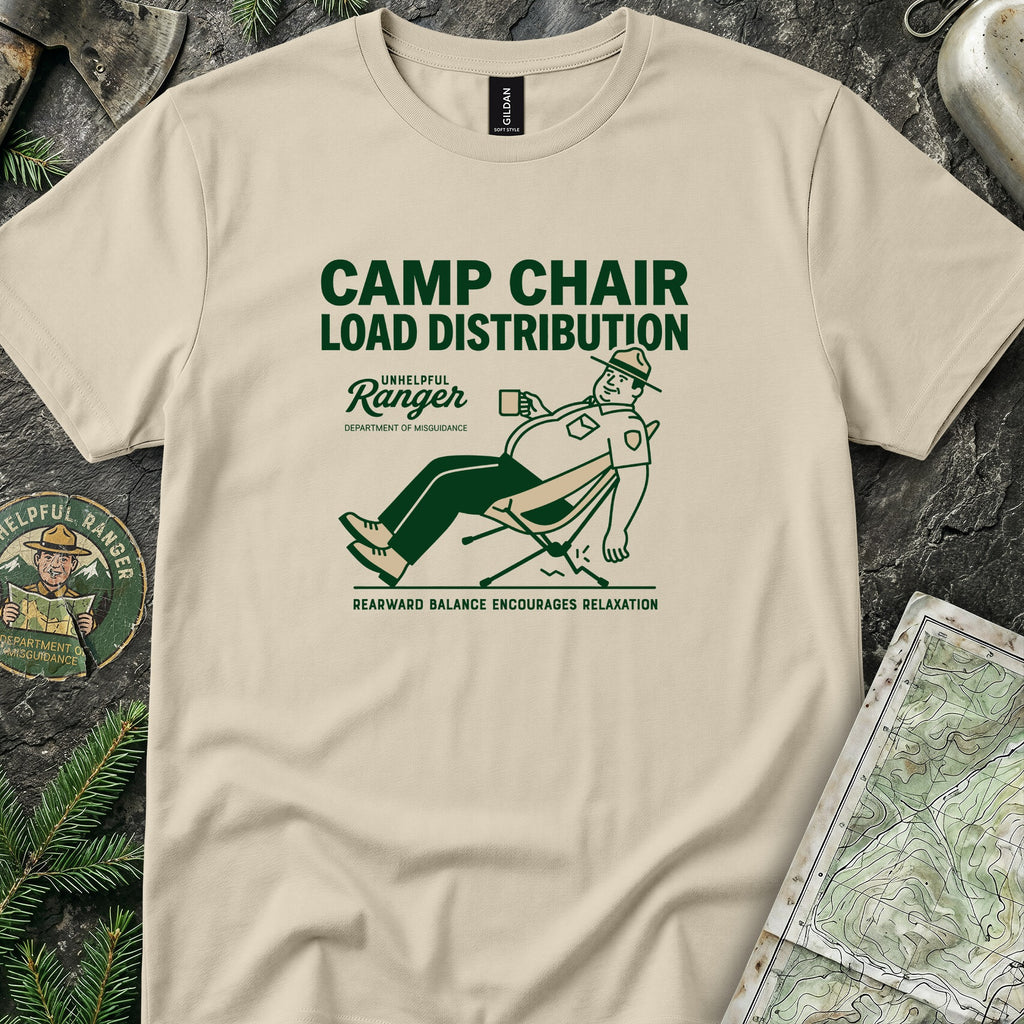 Camp Chair Load Distribution T-Shirt