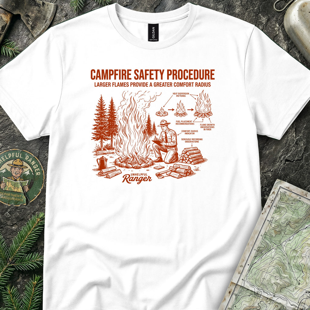 Campfire Safety Procedure T-Shirt