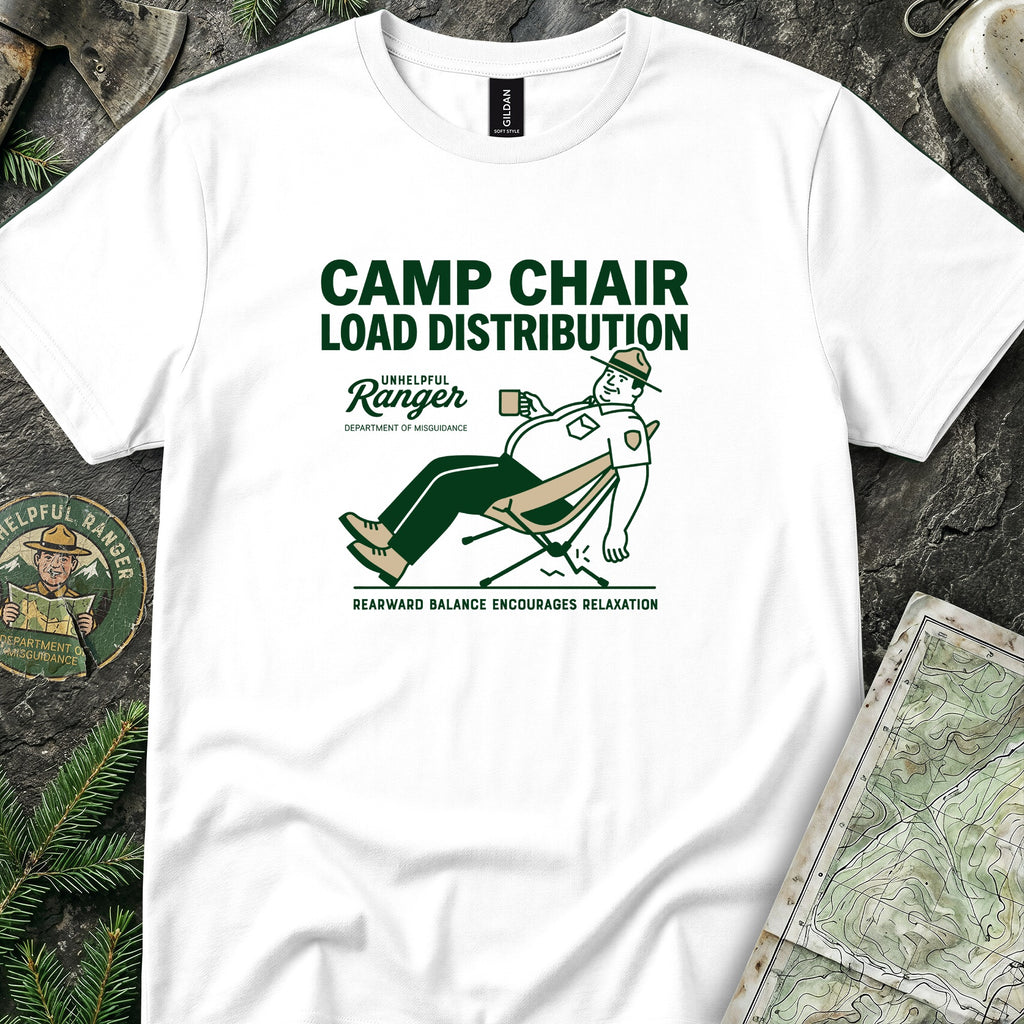 Camp Chair Load Distribution T-Shirt