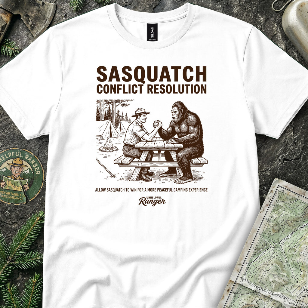 Sasquatch Arm Wrestle T-Shirt