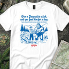 Teach a Sasquatch to Fish T-Shirt